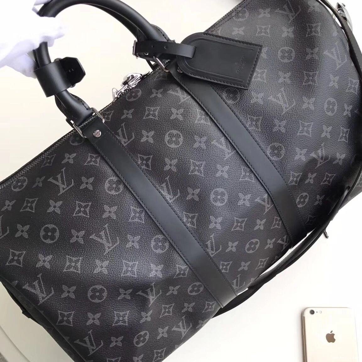 Aaa replica bags Louis Keepall Vuitton 45 0723